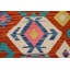 Tapis oriental réversible en laine Kilim 8 x 10