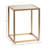 Christian Iron End Table, Gold