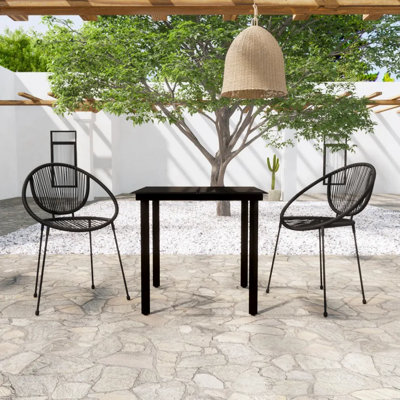 Konen 2 - Person Patio Dining Set with Square Table