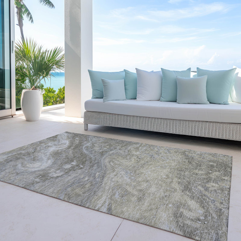 Altair Washable Abstract Indoor / Outdoor Rug, Runner 2'3" x 7'6"