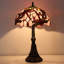 Lampe de table en verre coloré Tiffany