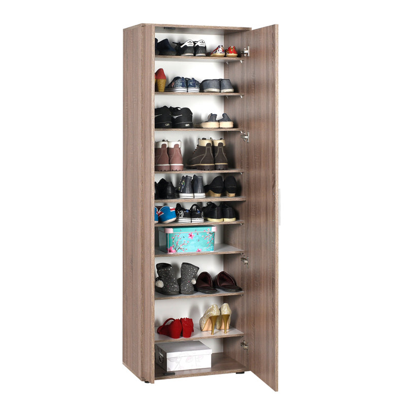 20 Pair Shoe Storage Cabinet, Latte