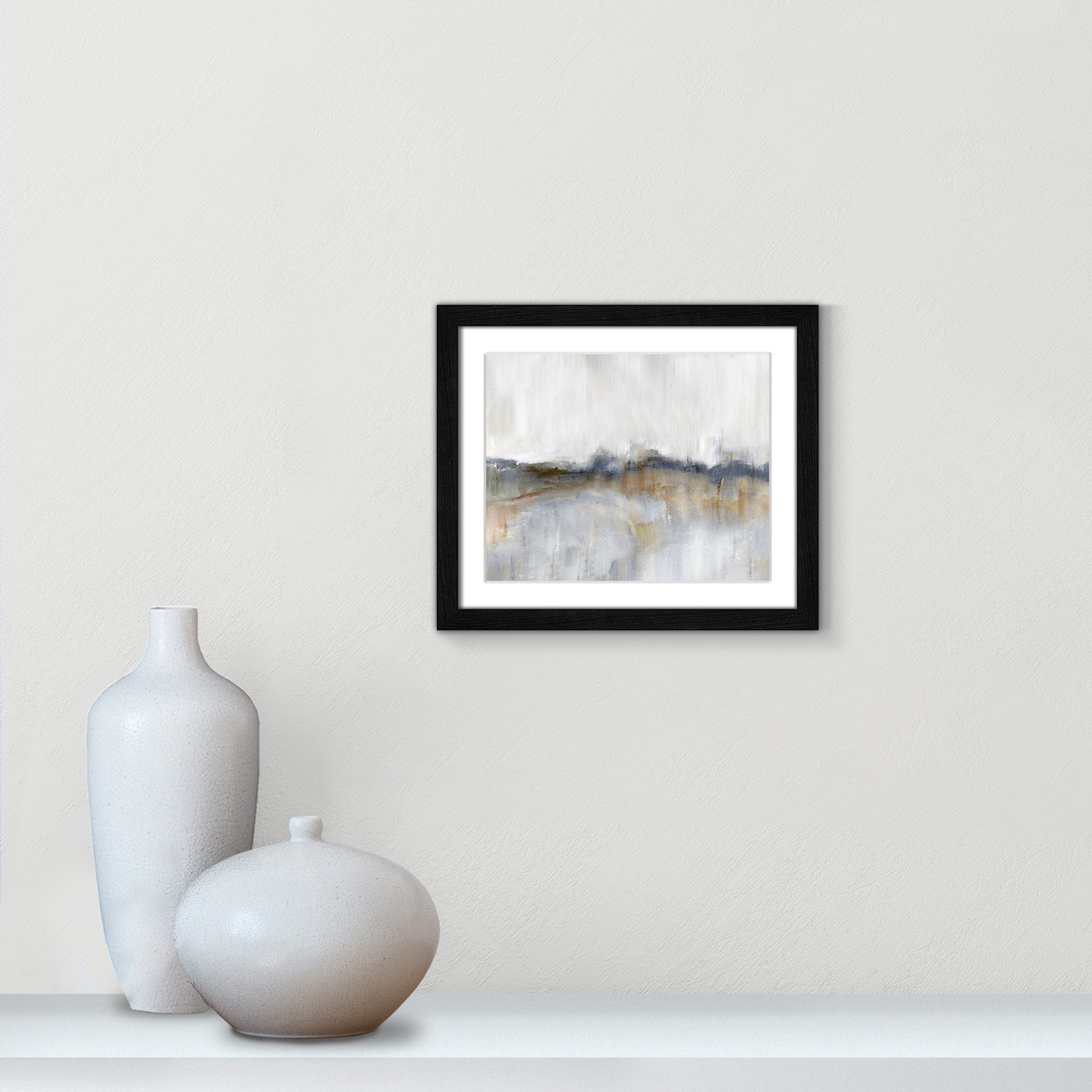 Autumnal Tide by Nan, Black Framed, 13" H x 15" W x 0.75" D