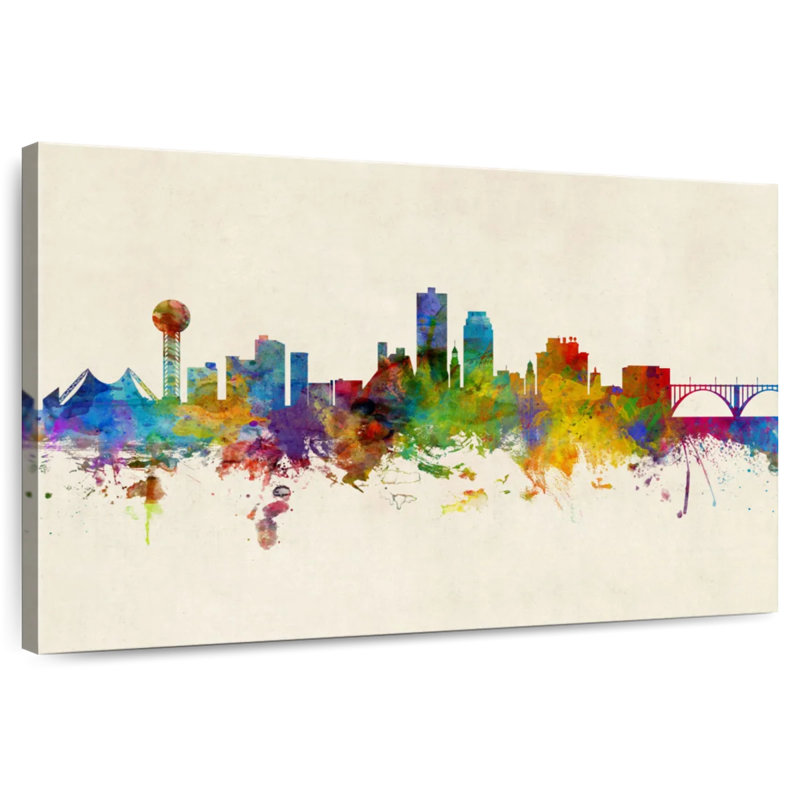 Nicci Knoxville, Tennessee Skyline III, H 8 po x l 12 po