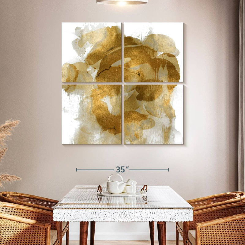 Avery Gold Flow II, 45" H x 45" W