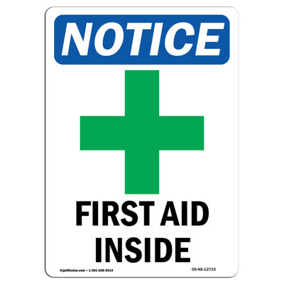 First Aid Inside Sign