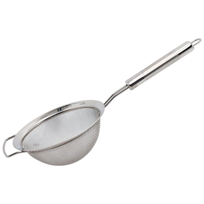 Buckingham Stainless Steel Fine Mesh Sieve Strainer, 6cm H x 32.5cm W x 14cm D