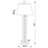 Debrah 67-Inch Square Tapered Mirrored Floor Lamp