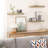 Carrubba 3 Piece Wood Floating Shelf-136006820