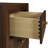 Walnut 2-drawer Nightstand Bedside Table