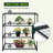 EAGLE PEAK 35'' W x 12'' D Growing Rack
