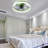 Frauly 19.7 Inch Led Enclosed Low Profile Ceiling Fan With Light-1222760576-1215559985