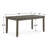 Decker 60" Transitional 6-Piece Dining Set for 6 — X-Back Chairs · Gray Wood Finish