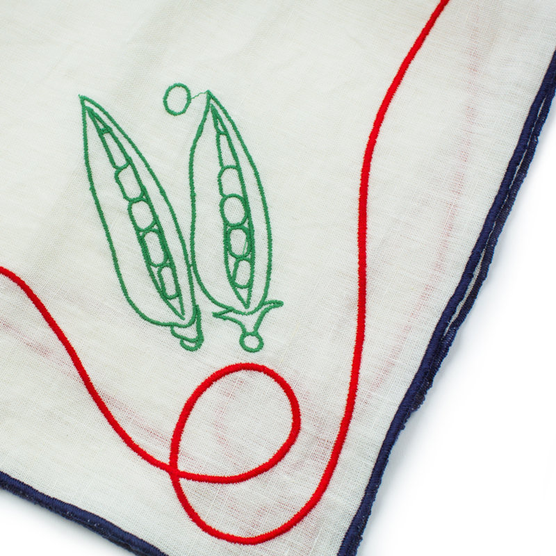 Fete Embroidered Linen Napkins