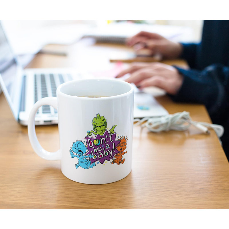 Tasse en céramique Nickelodeon Rugrats «Don't Be A Baby» en exclusivité | Peut contenir 11 onces