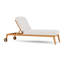 Alpine Outdoor Teak Chaise Lounge-1700104369
