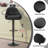 PU Leather Swivel Modern Bar Stools, Adjustable Counter Height Barstools with Backrest and Footrest-125958368