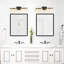 Luminaire rétro à 4 lumières murales, cristal transparent, fer noir, salle de bain et couloir, haute luminosité, applique facile à installer avec cristal, mat et doré, couloir rétro, économie d'énergie,