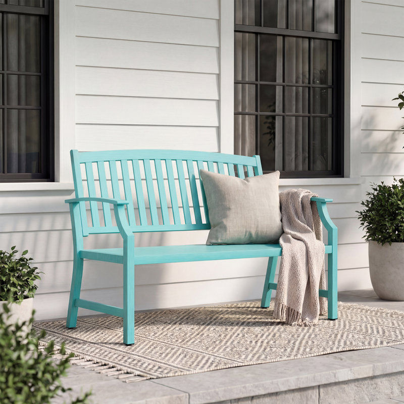 Banc de jardin en aluminium Trendarius, Vert