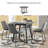 Chaise d'appoint en noir-98287432