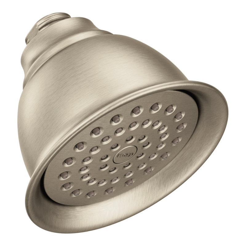 Pomme de douche à pluie réglable 2,5 GPM Moen®, Nickel brossé