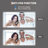 55" x 26" LED Bathroom Mirror with Lights, Front Lit + Backlit Vanity Mirror for Wall, Dimmable, Anti-Fog, Memory Function, Shatter-Proof-2060145927