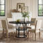 Round Metal Base Dining Table-1950472947