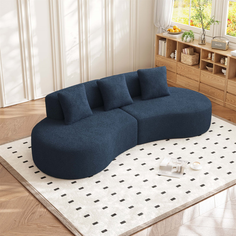 Canapé modulaire incurvé moderne à 5 places New Arrivage pour un salon, un appartement et une décoration intérieure confortable et élégant