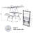 Clothes Drying Rack, Foldable 2-Level Laundry Racks For Drying Clothes Rack,Stainless Steel Drying Rack Clothing Collapsible For Indoor Outdoor,With Height-Adjustable Wings,33 Drying Rails,(Grey)