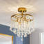 4 - Light 11.8'' Crystal Chandelier Flush Mount