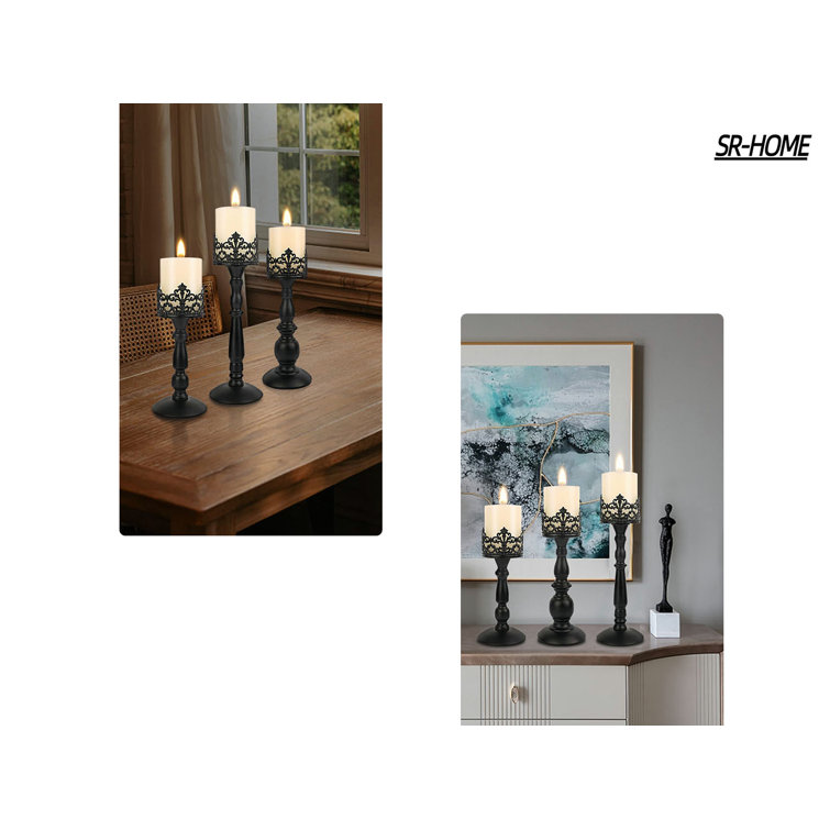 SR-HOME Metal Candlestick