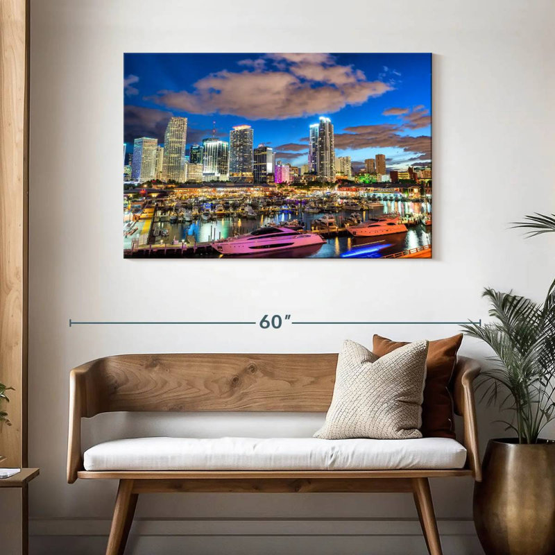Kavia, centre-ville de Miami, Floride, H 30 po x l 45 po