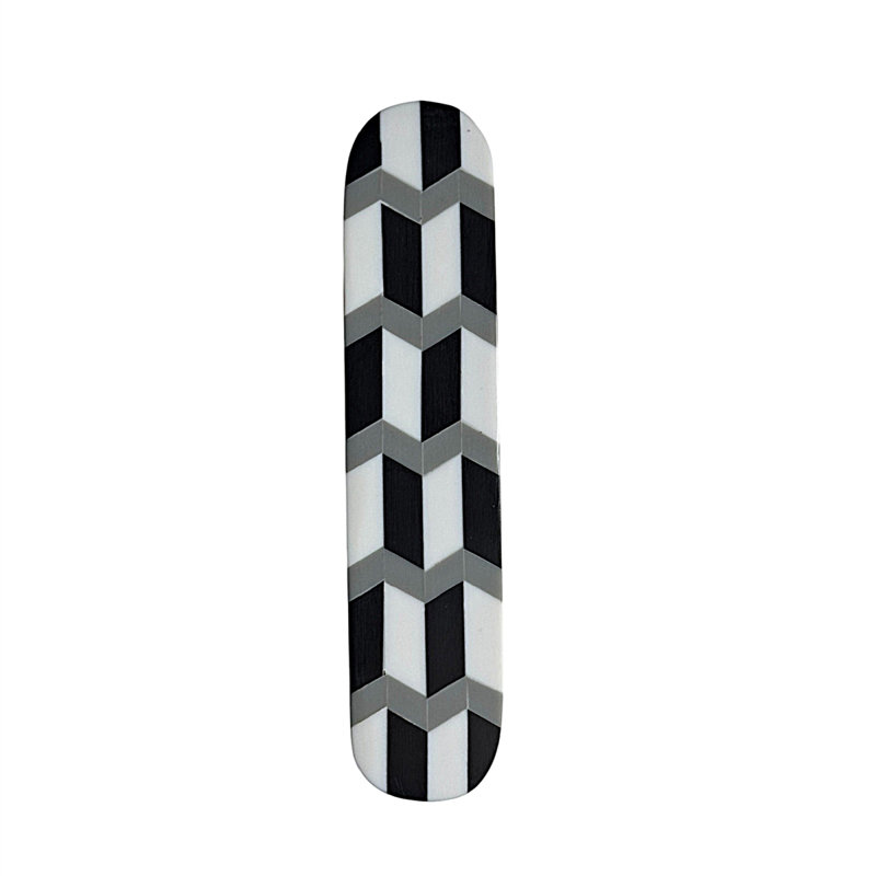 Set of 4 Chevron Pattern Cabinet Pulls