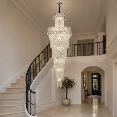 Large 48 - Light Dimmable Tiered Chandelier