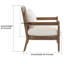 Ensemble de 2 chaises de salon confortables Chaises de lecture Chaises d'appoint-1694463207-1694463201
