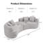 Canapé modulaire Boneless-2049687669