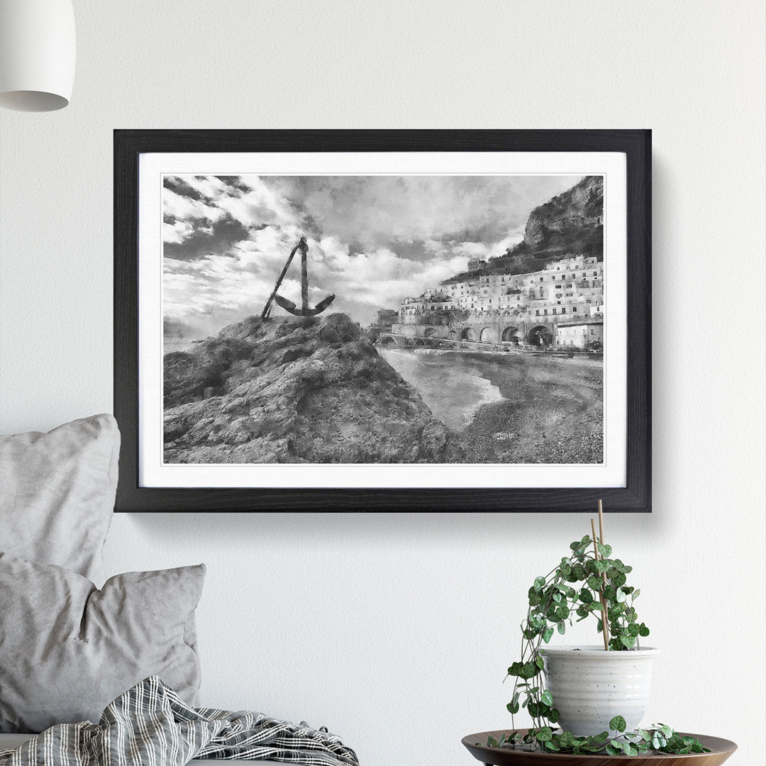 Amalfi Coast in Italy - Picture Frame Graphic Art