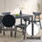 Black Finish Dining Table