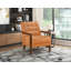 Chaise d'appoint capitonnée exquise avec finition noyer et revêtement de qualité supérieure-973972508