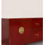 Console rétro en bois massif rouge chinois avec poignées rondes en laiton