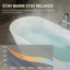 Baignoire autoportante de 60 po en acrylique, baignoire autoportante ovale avec drain chromé Toe-Tap et trop-plein à fente classique, certifié Cupc, blanc brillant 25A02-60