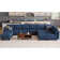 Kapun 169.4'' Large U-Shaped Variable Sectional Couch Module Polyester Blend Sofa with Storage