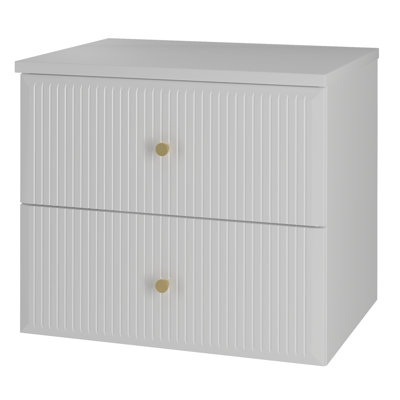 Arbri Wall Mounted Required Bathroom Storage Furniture Set