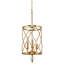 Luminaire suspendu cylindrique 3 lumières Tilghman