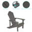 Chaise Adirondack en plastique Halstein-1409835317