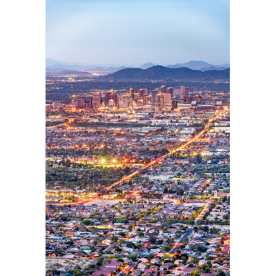 Phoenix, Arizona, Cityscape by Sean Pavone - Wrapped Canvas Print
