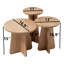 Ensemble de 3 tables gigognes Aurelia-282125031