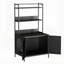 Enceinte en métal pour litière pour chat, grande armoire cachée avec 3 tablettes à niveaux, grande maison intérieure pour le contrôle des odeurs et le rangement