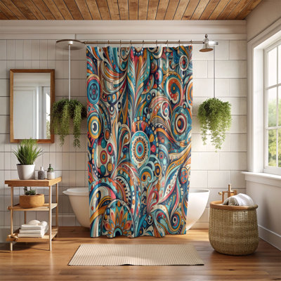 Funk Flow Set - 1 Piece Standard Shower Curtain