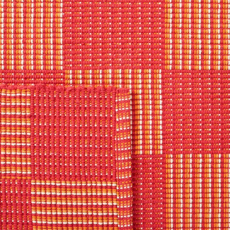 Della Area Rug in Red / Rust, Rectangle 6' x 9'